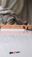 Sainsbury's logo display  -