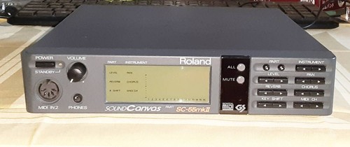 Roland sound canvas 55mkii - roland, sc-55mkii