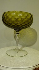 Vintage Empoli Olive Glass