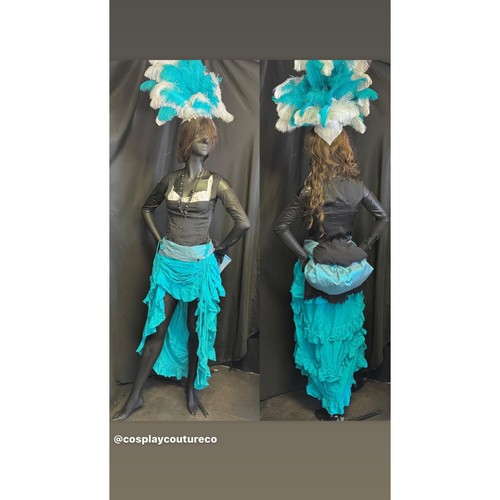 Saloon girl costume - girl, handmade