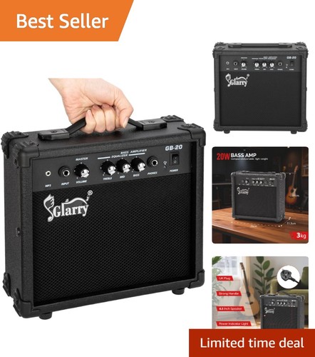 Electric bass guitar amp with - bass,