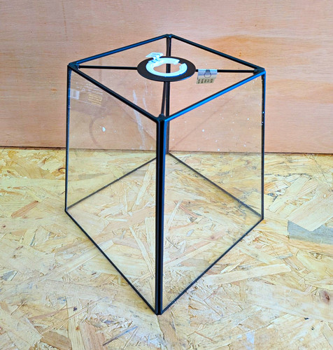 Glass wire lampshade ceiling - glass,