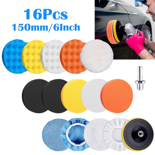 16pcs polishing pads kit 150mm - 16pcs,