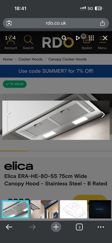 Elica era 80cm - era-he-80-ss, wide