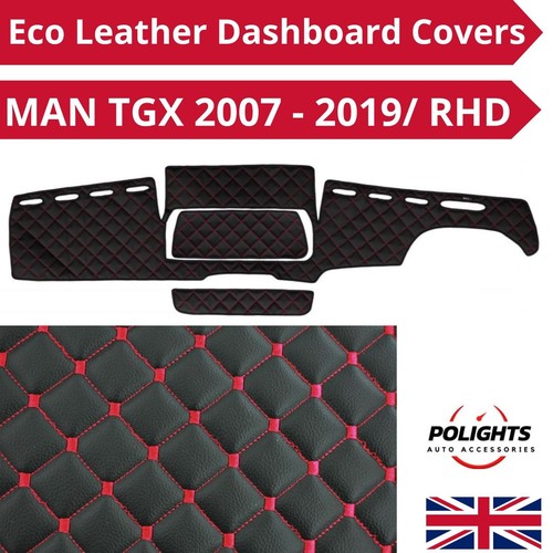 Eco leather black - black, stitch