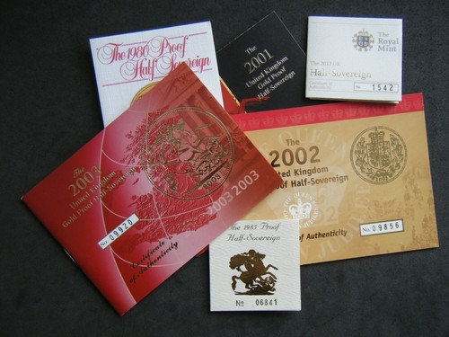 Royal mint proof half - uk,