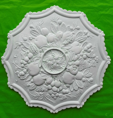 Plaster ceiling rose fruit - plaster,