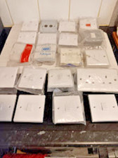 Mixed Job Lot of 20 Electrical Switches,Sockets Boxes  Etc Lot 3