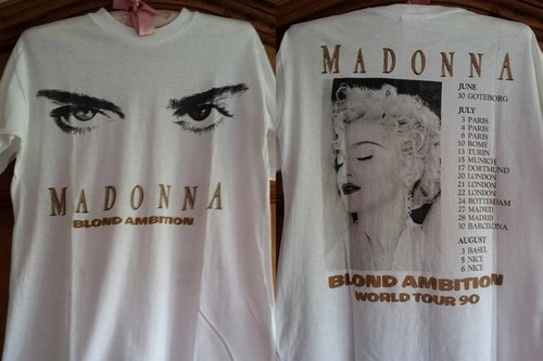 1990 madonna blond ambition - madonna,