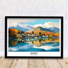 Keswick Lake Travel Poster