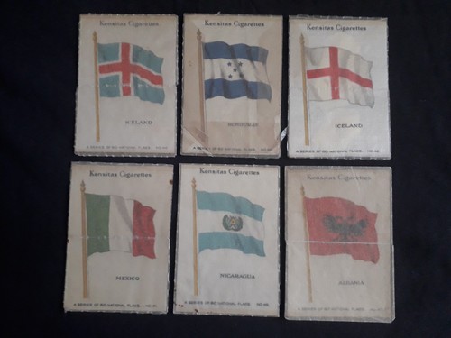 Antique cigarette silks - 6,