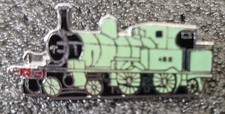 Train Pin Badge. Adams Radial