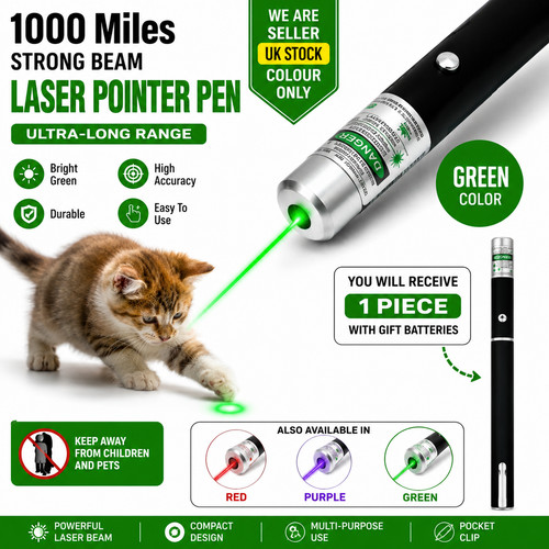 Mini portable led green - mini,