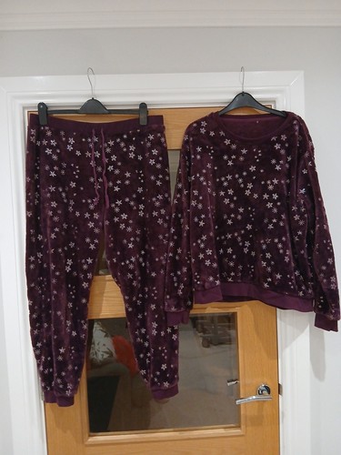 Ladies fleece pyjamas 22 - ladies,