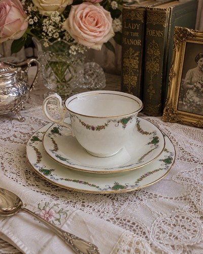 Aynsley england tea trio - aynsley,