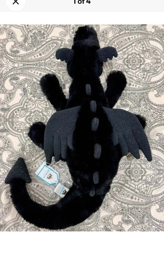 Jellycat large black dragon - jellycat,