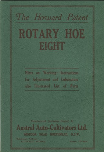 Howard rotary hoe eight - howard,