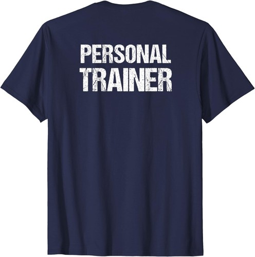 Personal trainer back - trainer, only