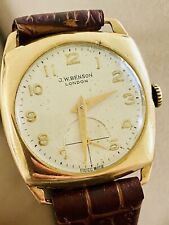 JW Benson Vintage 9k Gold Watch. 1961