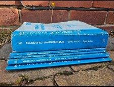 Genuine 1993 Subaru Impreza GC8 Dealer Only Workshop Manuals Set