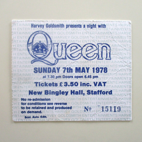 Queen 1978 new bingley hall - 1978,