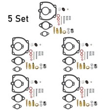 5 Set Carb Gasket Kit Repair Parts for IH Farmall Super H M W4 O4 W6 O6 Tractor