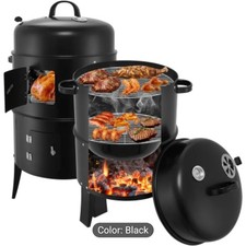 BBQ Barbecue Charcoal Smoker 3