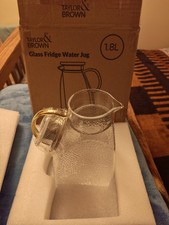 1.8L Glass Jug with Lid Fridge