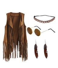 Hippie costumes clothes tassel - clothes,