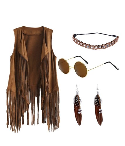 Hippie costumes clothes - hippie, tassel