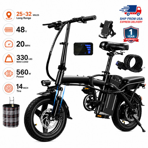 Folding electric bike for - 14",