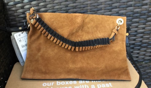Bnwt zara tan genuine suede - bnwt,