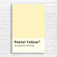 Pastel Yellow Minimalist