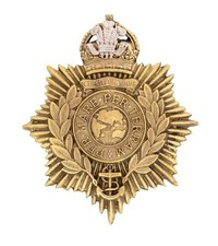 Royal Marine Light Infantry RM Plymouth Division Helmet Plate