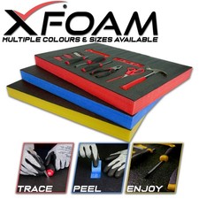 X Foam Toolbox Foam Tool Draw Insert Stencil Cut Peel Fit Liner Kaizen Sheets
