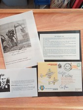 GB Stamp RAF Cover The Vintage Pair Meteor & Vampire Tern Hill Signed By Pilots