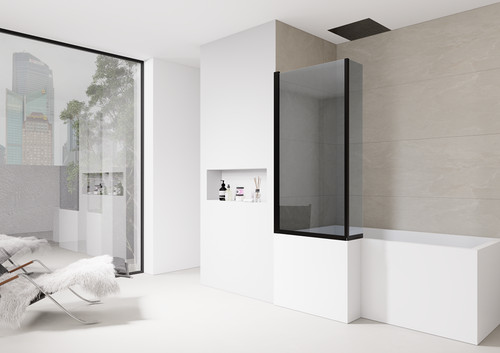 Bathtub shaped bathroom bath - bathtub,