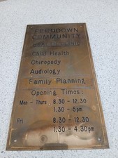 Vintage Brass Ferndown