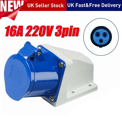 16a 220v mains hook - 16a, up