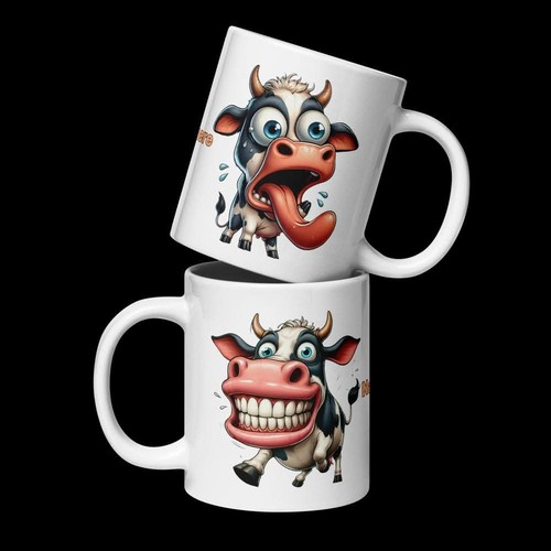 11oz crazy cow personalised