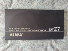 Aiwa CM-Z7 Back Electret Condenser Stereo Zoom Microphone 1980s