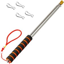 3M Telescopic Flag Pole Stainless Steel Handheld Extendable Flag Pole Portable