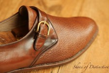 Moreschi Brown Leather Monk