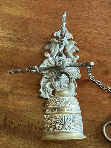 Vintage brass monastery wall - brass,
