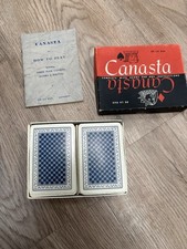 Vintage Canasta Complete Card