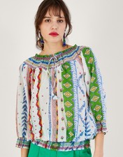 MONSOON Tie Neckline Bubble