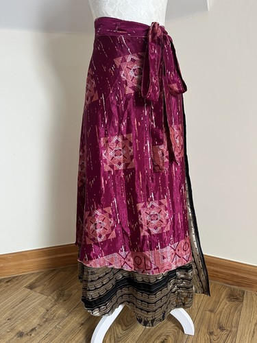 Recycled silk saree - silk,