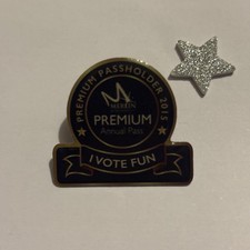 Merlin Premium Annual Pass 2015 Pin Badge