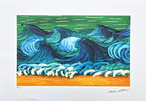 David hockney the wave - david,