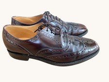 Loake brogues shoes oxblood - loake,